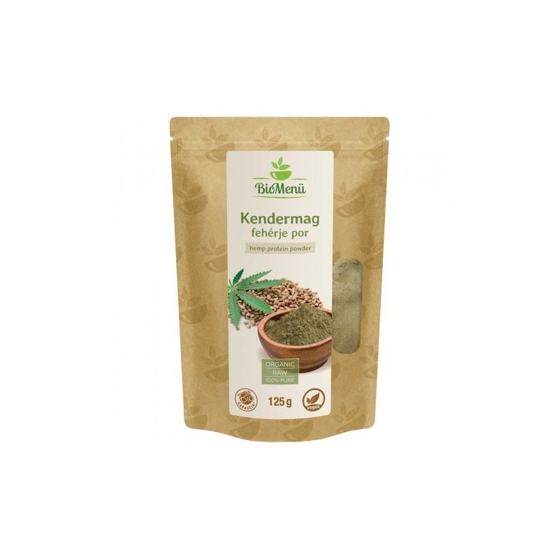 BioMenu Bio Kendermag Fehérjepor 125 Gr