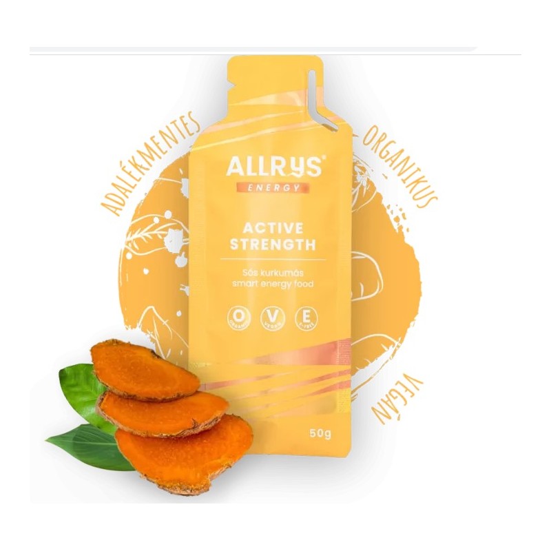 Allrys ACTIVE STRENGTH – cu sare si turmeric, 50g.