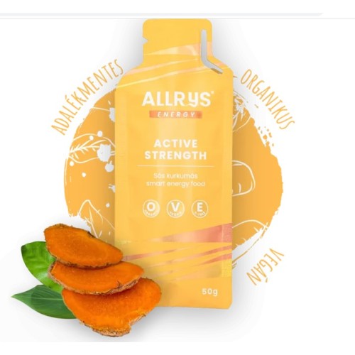 Allrys ACTIVE STRENGTH – cu sare si turmeric, 50g.