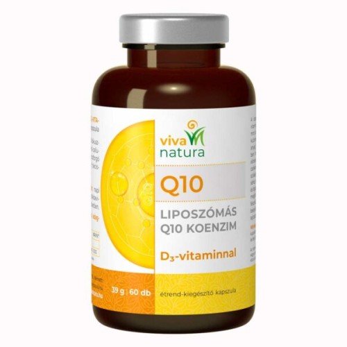 VNature Liposzómás Q10 Forte kapszula D3 vitaminnal (60 db)
