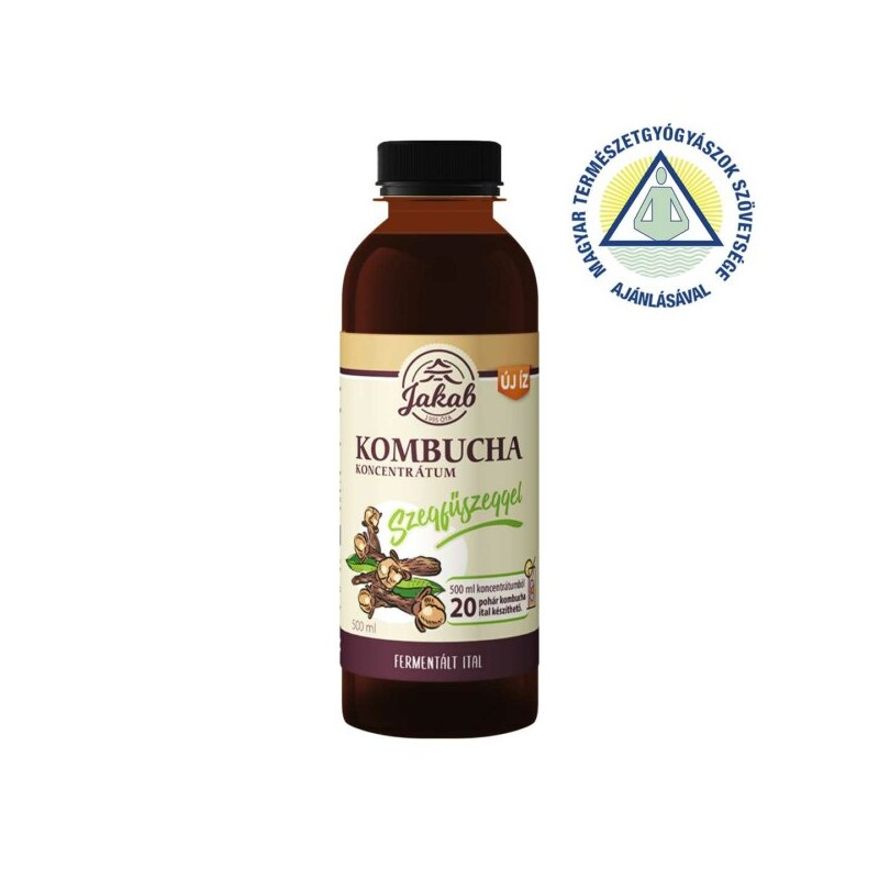 VIVA NATURA KOMBUCHA koncentrátum inulinnal, szegfűszeggel  500ml