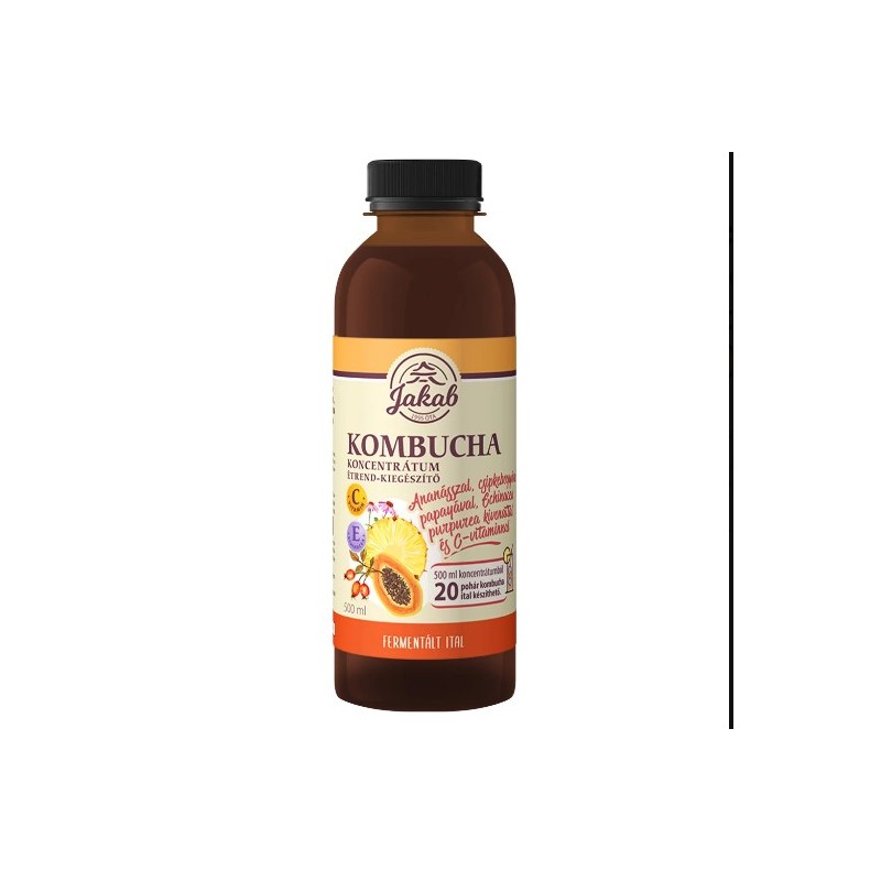 VIVA NATURAKombucha koncentrátum echinacea purpurea kivonattal és C-vitaminnal (500 ml)
