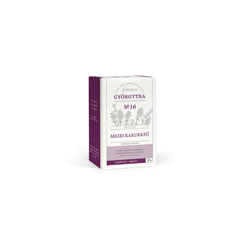 GYORGYTEA Nr.16. Mezei kakukkfű virágos hajtás 40 GR