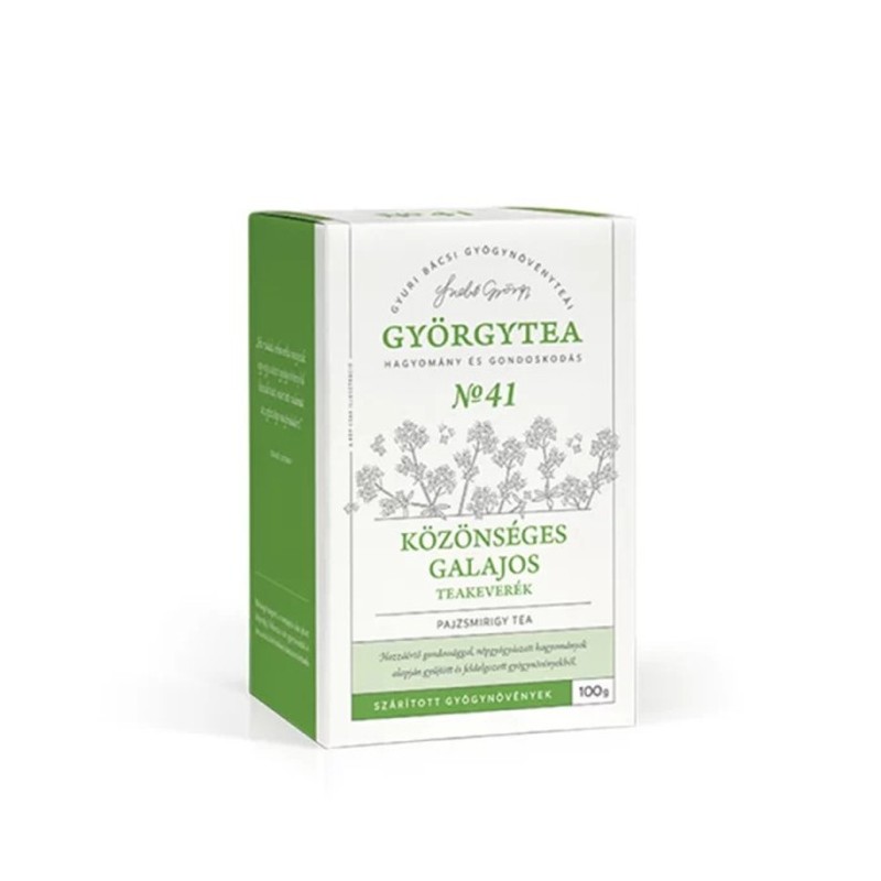 GYÖRGYTEA NR.41 Közönséges galajos teakeverék (Pajzsmirigy tea), 100 g