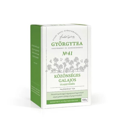 GYÖRGYTEA NR.41 Amestec de ceai cu sânziană albă (Ceai pentru glanda tiroidă), 100 g