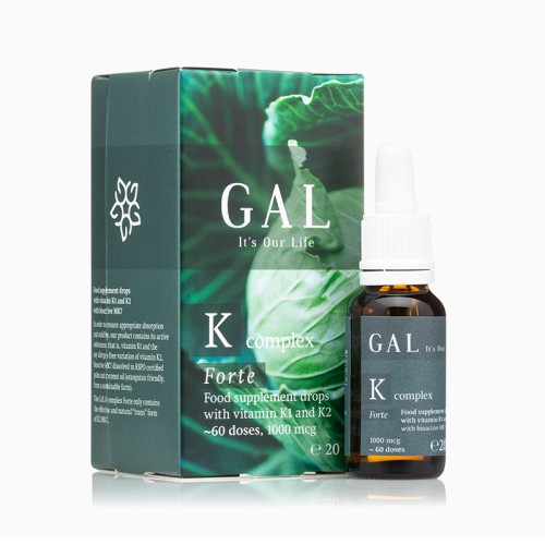 GAL Complex Vitamina K Forte  - 1000 mcg, 60 doze