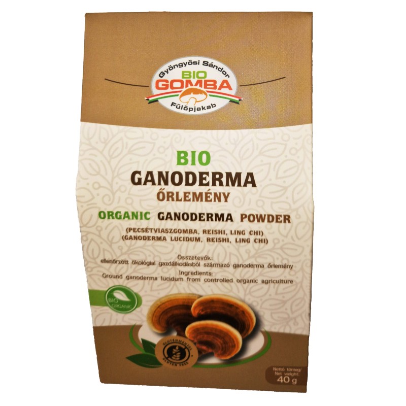 Bio őrölt ganoderma 40 g dobozos