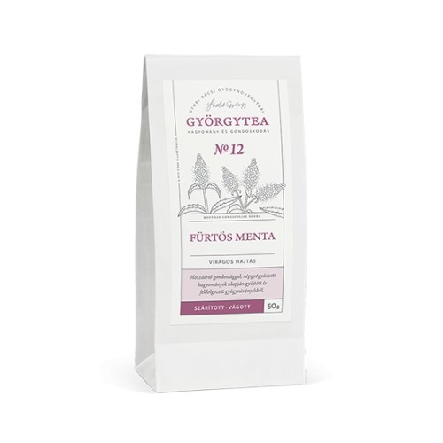 GYORGYTEA Nr. 12 Fürtös menta virágos hajtás 100g
