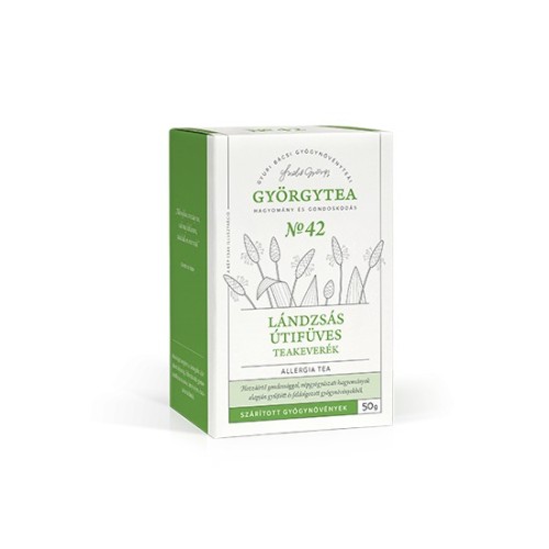 GYORGYTEA Nr. 42 Amestec de ceai cu patlagina ingusta (pentru alergii) 100g