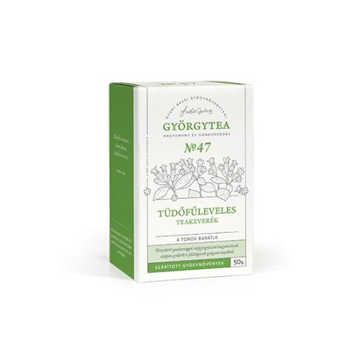GYORGYTEA Nr.47. Tüdőfűleveles teakeverék (A torok barátja) 100g