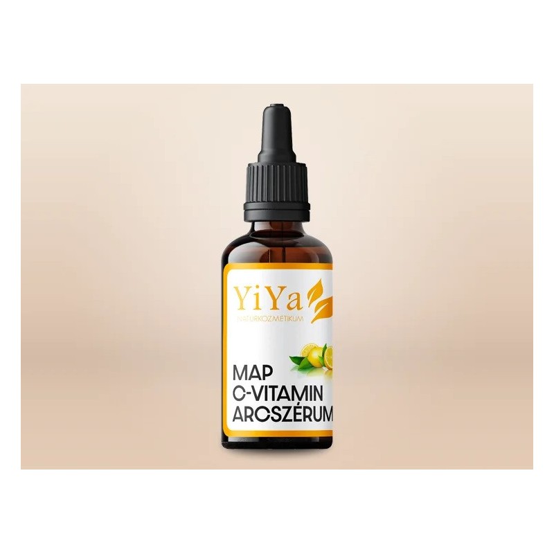 Ser de față cu vitamina C YiYa MAP, 30 ml - anti-îmbătrânire  regenerare celulară  iluminare a petelor și fermitate!