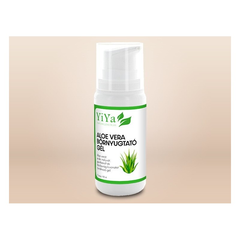YiYa Aloe Vera gél, 100 ml - 100% natúrgél - az általános bőrvédelemért  mélyrétegű hidratáltságért!