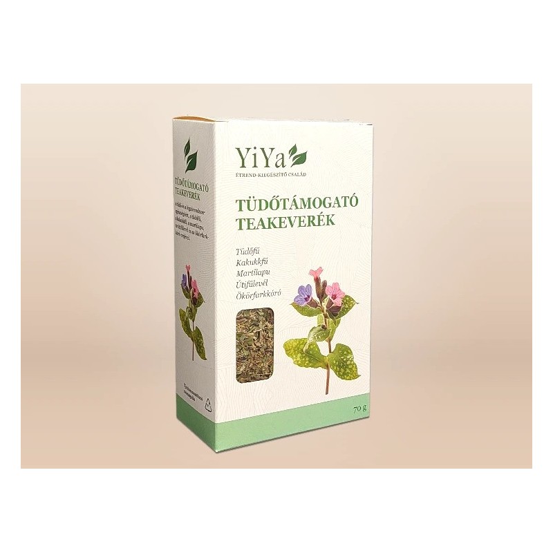 YiYa tüdőtámogató teakeverék 70 g, 30 adag – a tüdő és légzőrendszer egészségéért!