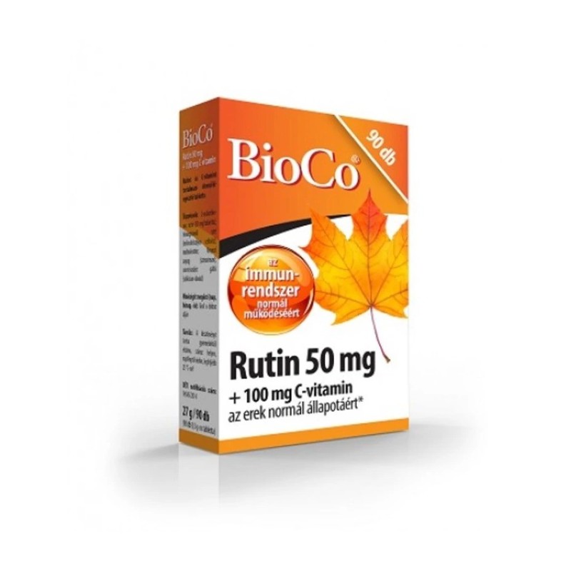 BioCo Rutin 50mg+100mg C-vitamin -90db.