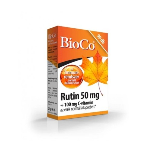 BioCo Rutin 50mg+100 mg vitamina C-90 buc
