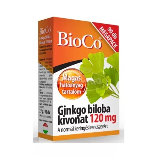 BioCo Extract de Ginkgo biloba 120 mg MEGAPACK -90buc
