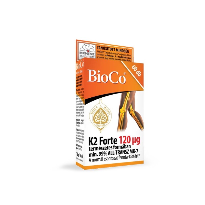 BioCo K2 forte tabletta 120mcg -60db