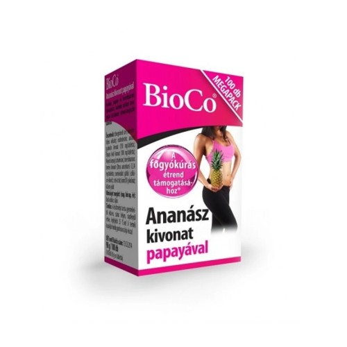 BioCo Extract de ananas cu papaya MEGAPACK-100buc
