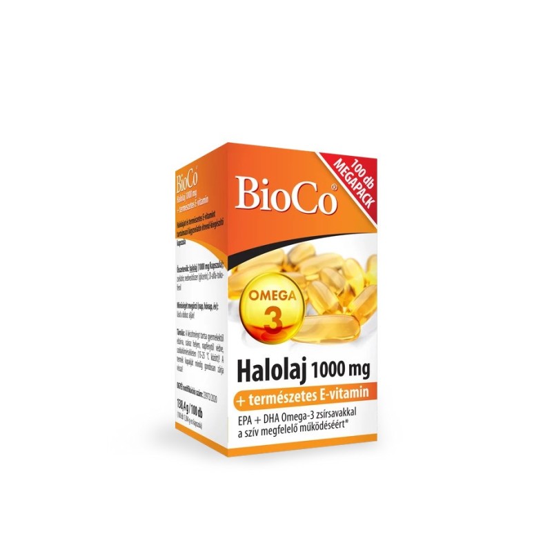 BioCo Ulei de pește 1000 mg MEGAPACK-100buc