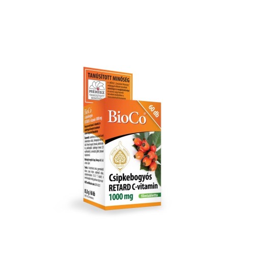 BioCo Csipkebogyós Retard C-vitamin 1000 mg -60db