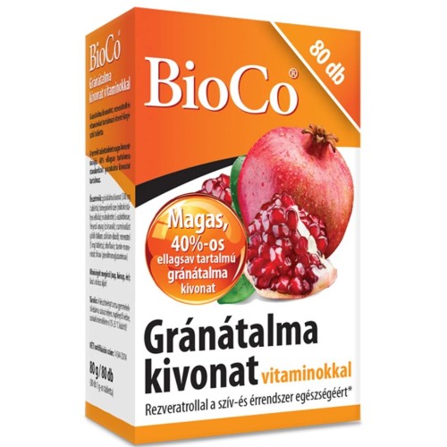 BioCo Gránátalma kivonat tabletta -80db