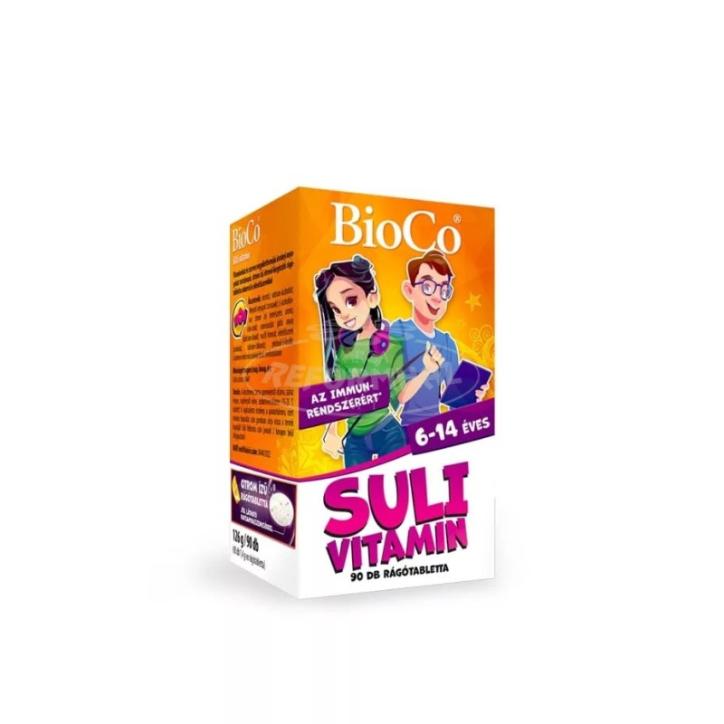 BioCo Suli vitamin 6-14 éveseknek rágótabletta -90db