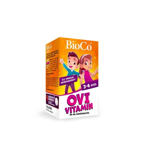 BioCo Ovi vitamin 3-6 éves gyerekeknek rágótabletta -90db