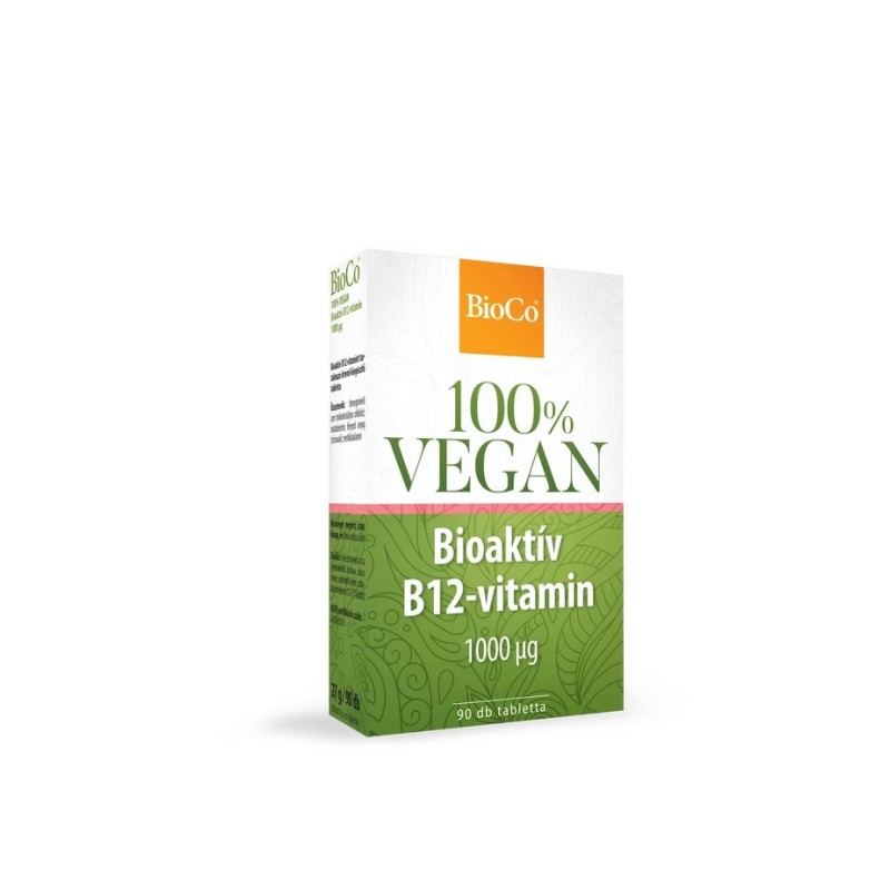 BioCo vegan Bioaktív B12-vitamin tabletta -90db