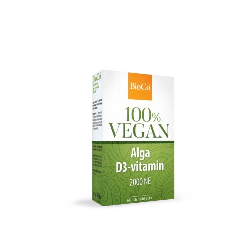 BioCo vegan Alga D3-vitamin 2000NE tabletta -60gr