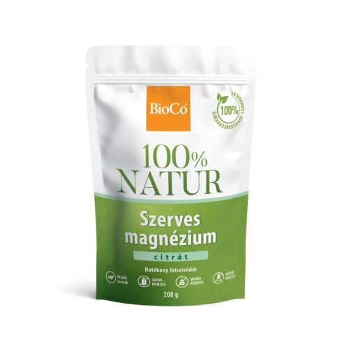 BioCo 100% Natur szerves magnézium tasakos por -200gr
