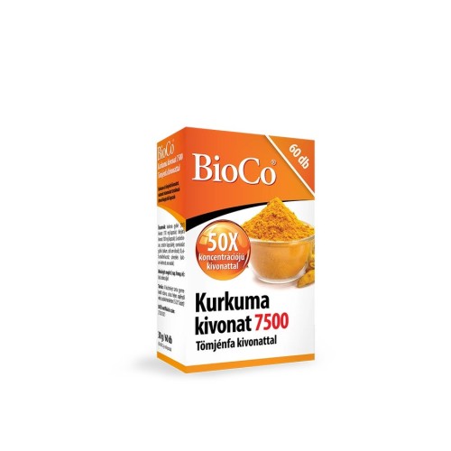 BioCo Supliment alimentar cu extract de turmeric 7500mg și cu extract de tămâie -60buc