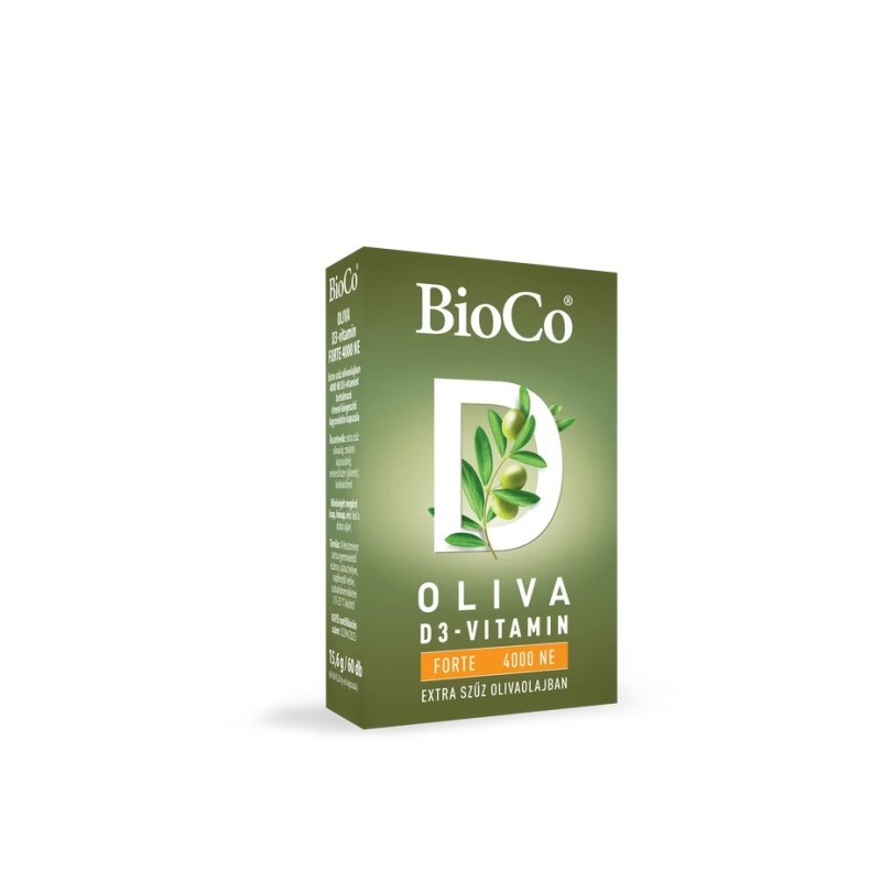 BioCo OLIVA vitamina D3 FORTE 4000 UI -60buc.