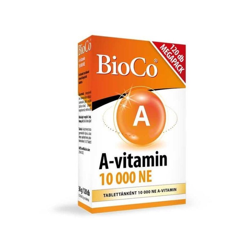 BioCo A-vitamin 10000NE Megapack-120db