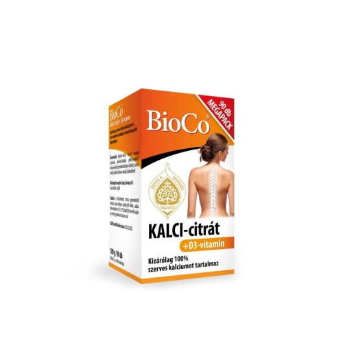 BioCo Calciu Organic + Vitamina D3,/350 mg cu 100 UI/-90buc.