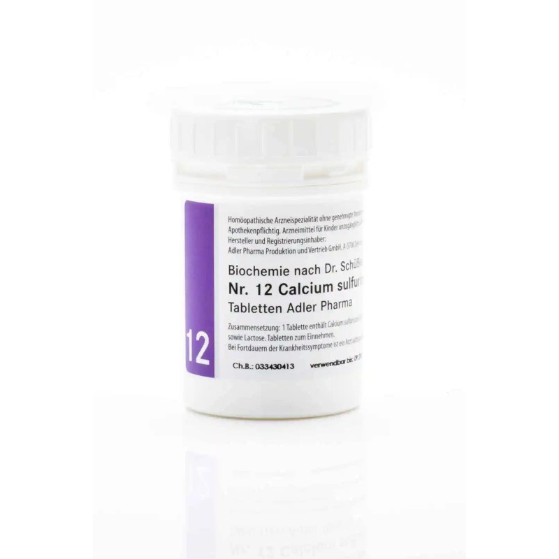 400 CPR. - NR.12 CALCIUM SULFURICUM D6