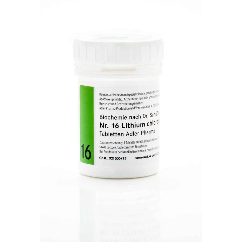 400 TAB - NR.16 Lithium chloratum D12