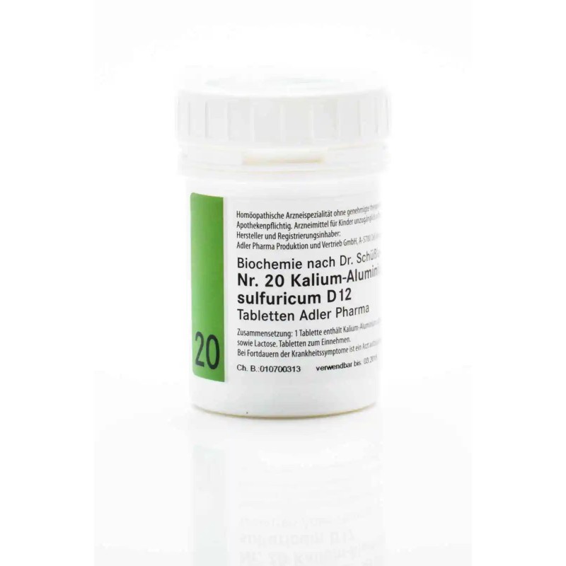 400 CPR - NR.20 Kalium aluminium sulfuricum D12