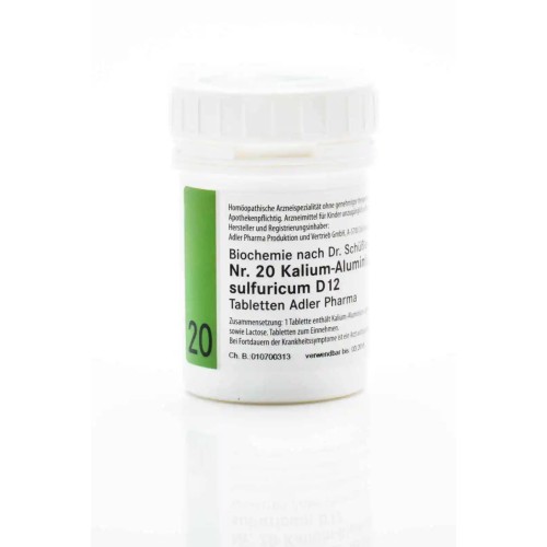 400 CPR - NR.20 Kalium aluminium sulfuricum D12