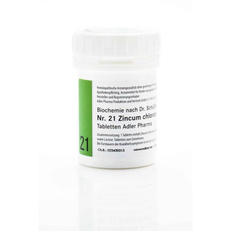 400 TAB - NR.21 - Zincum chloratum D12/regenerációs folyamatok sója
