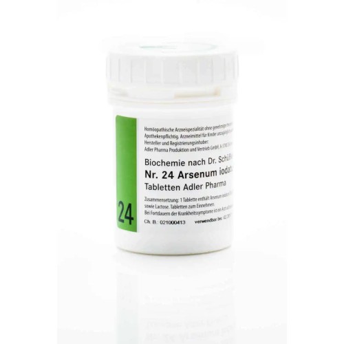 400 TAB - NR.24 Arsenum jodatum D12/Arzén Trijodid