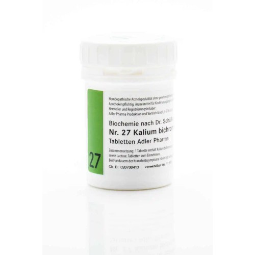 400 KAPSZ - NR. 27 Kalium bichromicum D12