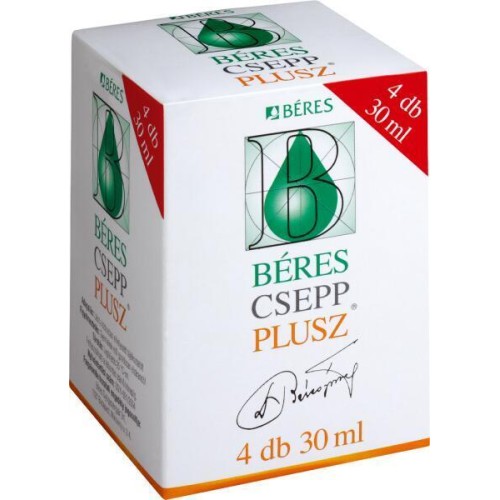 BÉRES Csepp Plusz 4x30 ml, belsőleges oldatos cseppek