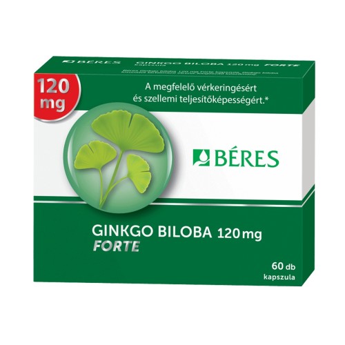 BERES Ginkgo Biloba 120 mg forte -60db.