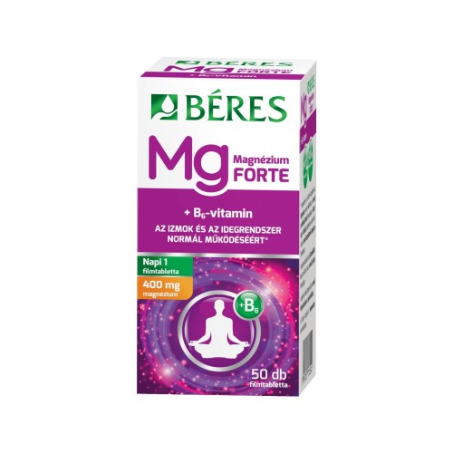 BERES Magneziu 400mg+B6 forte comprimat filmat-50buc.