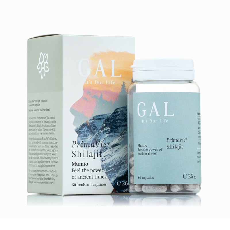 GAL PrimaVie® Shilajit, 60 capsule, GAL Vitamin
