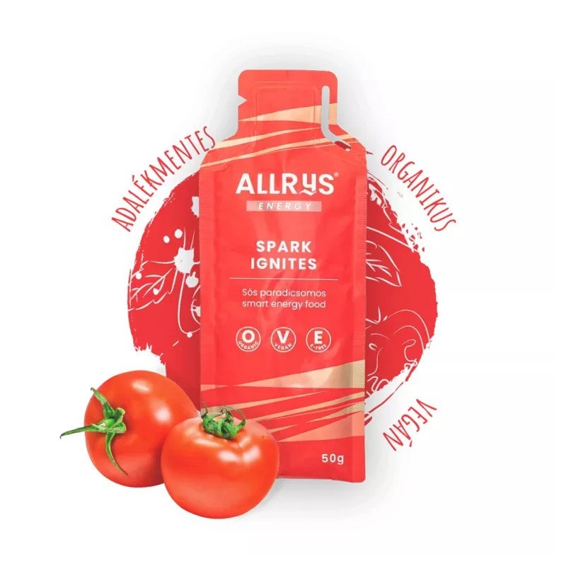 Allrys SPARK IGNITES- sós paradicsomos, 50g.x10buc.
