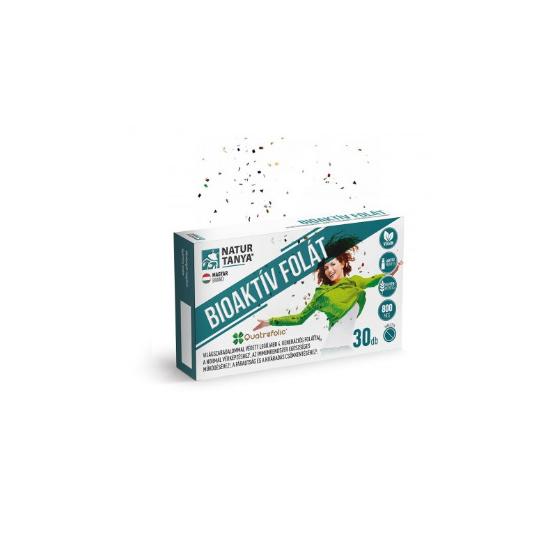 Biológiailag aktív Quatrefolic® folát 30 db