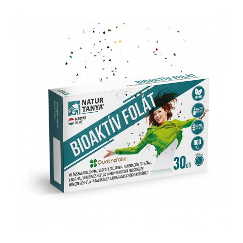 Biológiailag aktív Quatrefolic® folát 30 db