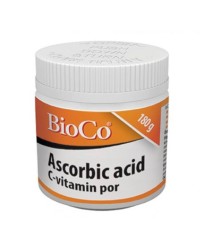 BioCo Pulbere de Vitamina C (Acid L-Ascorbic 100%), 600 mg x 300 de Doze