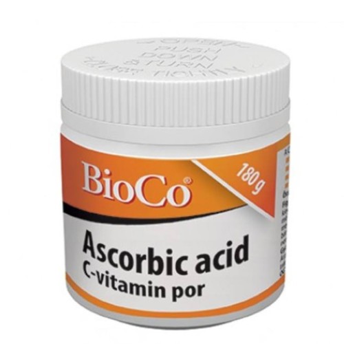 BioCo Pulbere de Vitamina C (Acid L-Ascorbic 100%), 600 mg x 300 de Doze